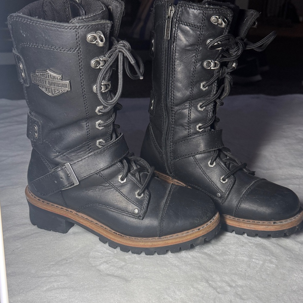 Harley-Davidson Women's Black Moto Boots